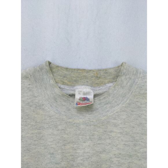 Mens Vintage Fruit of the Loom Phi Eta Sigma Pullover Sweatshirt SZ XL Gray - Picture 9 of 11